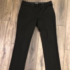 Express Black Columnist Straight Leg Dress Pant